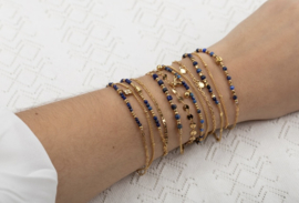 Lapis Lazuli Shania Heart Armband