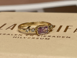 Amethyst Multi Stone Ring Gold Vermeil