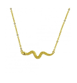 Gold Vermeil Snake Necklace