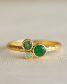 Aevy Ring Green Gold Vermeil / Muja Juma