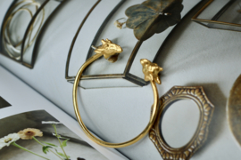 Giraffe Bangle / Brass Armband