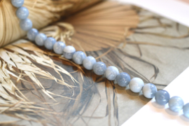 Blauw Opaal 7.5 mm Kralen