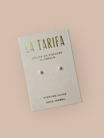 Balletjes Oorstekers - Sterling Zilver