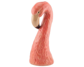 Stoneware Vase Flamingo