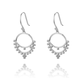 Sterling Silver Boho Dots Earrings