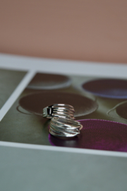 Livia Hoop Oorbellen - Silver Plated