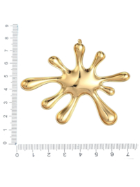 Splash Bedel - Stainless Steel Goud