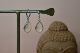 Lemon Blush Oorbellen - Silver Plated