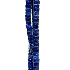Lapis Lazuli 4.5 x 2.5 mm Disk Kralen