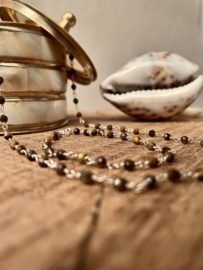 Tiger Eye Necklace Sterling Silver