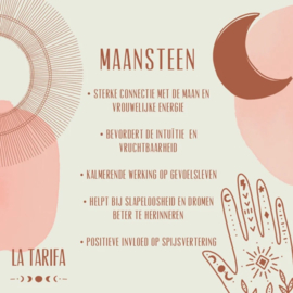 Maansteen Harmonic Armband -  Sterling Zilver