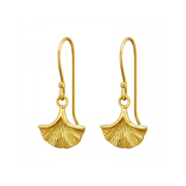 Ginkgo Earrings Gold Vermeil Oorbellen