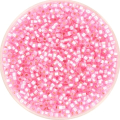Miyuki Delica 2 mm Silverlined Dyed Pink DB-1335