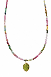 Tourmaline Selva Necklace - Gold Vermeil