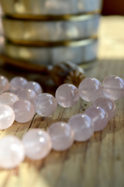 Rozenkwarts 10 mm Kralen