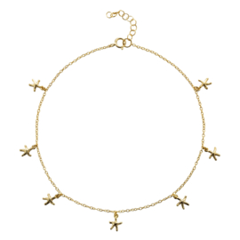 Starfish Anklet Gold Vermeil Enkelbandje