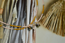 Labradoriet Maan Ketting Zilver