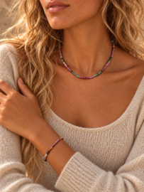 Tourmaline Gemstone Necklace – Gold Vermeil