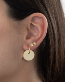 Sakura Oorstekers - Gold Vermeil