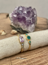 Amethyst Multi Stone Ring Gold Vermeil