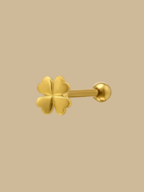 Lucky Clover Piercing - Gold Vermeil