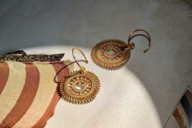 Gipsy Wheel Gold Vermeil Earrings / Muja Juma