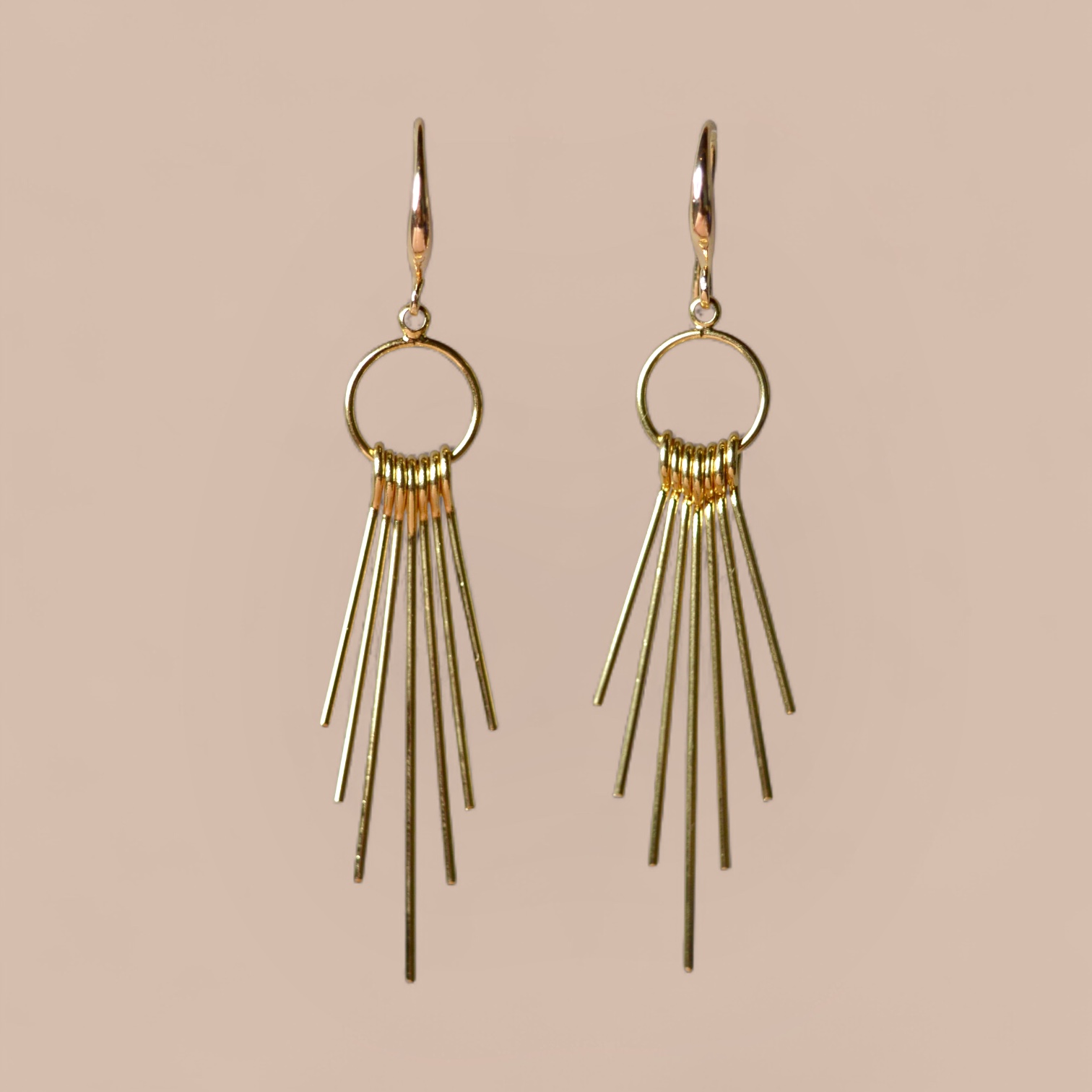 Tassel Earrings Gold Plated