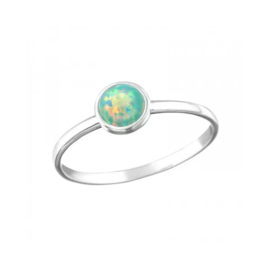 Moon Yellow Ring Sterling Silver 18