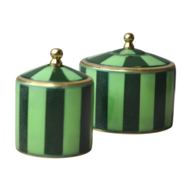 Green Striped Treasure Box Large