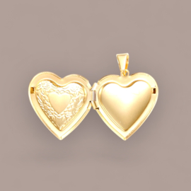 Heart Medaillon Pendant Stainless Steel