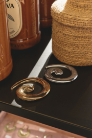 Swirl Bedel - Stainless Steel Goud