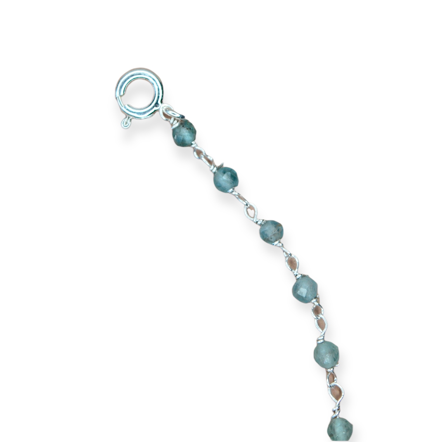 Apatite Harmonic Bracelet  Sterling Silver