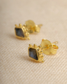 Guarani Labradorite Gold Vermeil Earstuds / Muja Juma