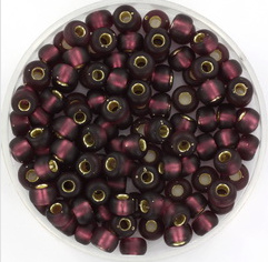 Miyuki Rocailles 4 mm Matte Dark Smoky Amethyst 6-13F