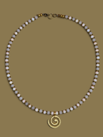 Vanuatu Spiral Ketting - Brass
