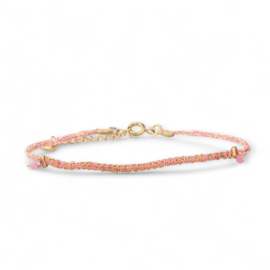 Cord Bracelet Pink