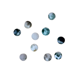 Agaat Facet Coin Kralen (10 pcs)