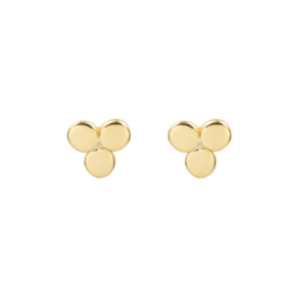 Circles Oorstekers - Gold Vermeil