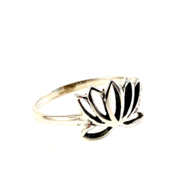 Lotus Ring Sterling Silver