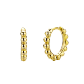 Ball Hoops Gold Vermeil 13mm Oorbellen