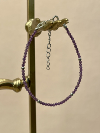Amethyst Sterling Silver Bracelet / Armband