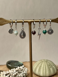 Dotted Raindrop Earring