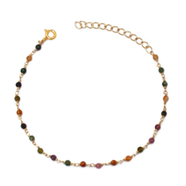 Tourmaline Harmonic Bracelet / Gold Vermeil