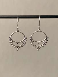 Sterling Silver Boho Dots Earrings