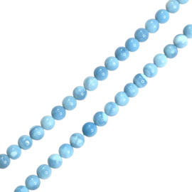 Blauw Opaal 7.5 mm Kralen