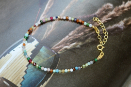 Multi Stone Bracelet Gold Vermeil