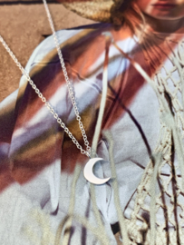 Moon Necklace Sterling Silver