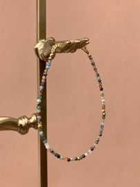 Multi Stone Gold Vermeil Bracelet / Armband