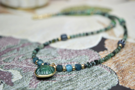 Sari Heart Emerald Ketting