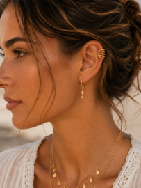 Palm Ear Cuff - Gold Plated
